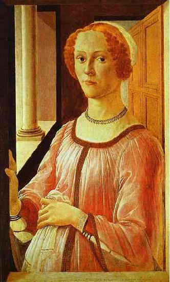 Sandro Botticelli Portrait of a Lady China oil painting art